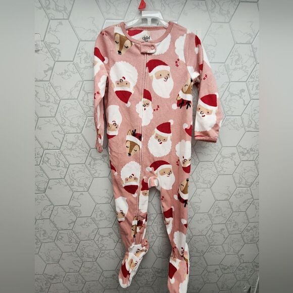 Nwt Christmas Toddler Footed Girls Pajama Bundle - Picture 5 of 9